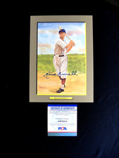RICK FERRELL PSA/DNA SIGNED PEREZ STEELE GREAT MOMENTS CARD #70 AUTOGRAPH