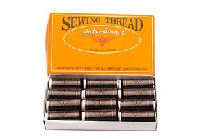 8 Rolls BLACK Spun Polyester Quilting Serger Sewing Thread #653, 1000 YARD EACH  - Picture 1 of 1