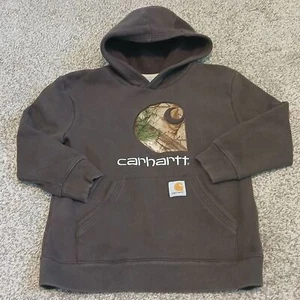 Carhartt Pullover Hoodie Boys Size Small (8/10) - Picture 1 of 5