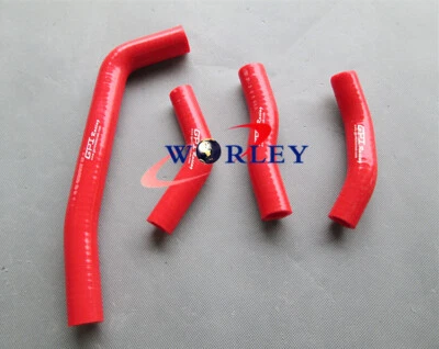 Manguera de radiador de silicona para Honda CRF250R CRF250 2011 2012 2010-2013 ROJO Foto 1 de 4