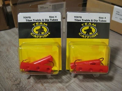 2 包团队鲶鱼浸管 & 尺寸 4 泰坦高音鱼钩 TC97Q — 第 1/4 张图片
