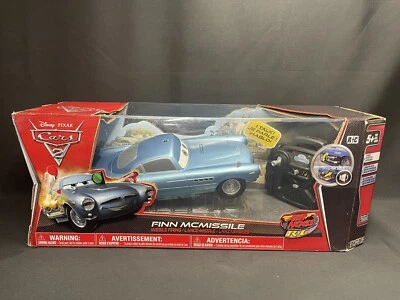 DISNEY PIXAR CARS 2 FINN MCMISSILE AIR HOGS RC RADIO CONTROL TOY 2011 NOS NIB - Image 1 of 4
