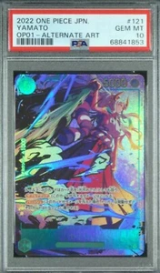 PSA10 Carta One Piece YAMATO OP01-0121 ARTE ALTERNATIVA Romance Dawn Giapponese - Foto 1 di 2