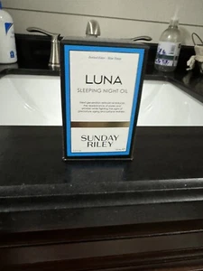 Sunday Riley LUNA Sleeping Night Oil 0.5 fl oz/15 mL New Open Box - Picture 1 of 6