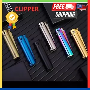 Neu Clipper Spades Metall kabellos Butan Gas Jet Taschenlampe Feuerzeug tragbar Feuerzeug - Bild 1 von 17