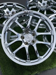 4- NEW CHROME 19" INFINITI G35 FORGED RAYS OEM WHEELS   73683