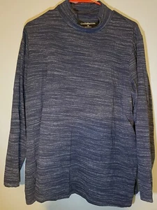 blue striped Craft and borrow long sleeve turtle neck 2X - Bild 1 von 3