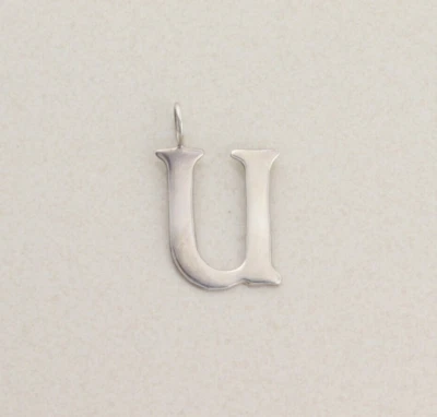 Colgante Solo Plata Esterlina Letra U Colgante Inicial U Silpada Foto 1 de 4