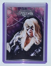 2017 UD Marvel Fleer Ultra Spider-Man Black Cat Pose Sketch Card 1/1 Kezele