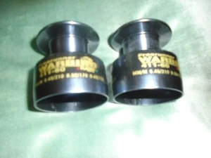 TWO SPARE SPOOLS (2) FOR FLADEN WARBIRD 411 60 FREERUNNER USED - Picture 1 of 4