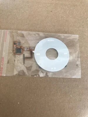 OEM (ORIGINAL EQUIPMENT MANUFACTURER) Pulsante di ricambio ruota a scatto e cavo flessibile per Apple iPod Video 5 5G 5° bianco