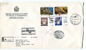 1999 FDC San Marino Campionati mondo ciclismo Monte RACCOMANDATA First Day Cover - Imagen 1 de 1