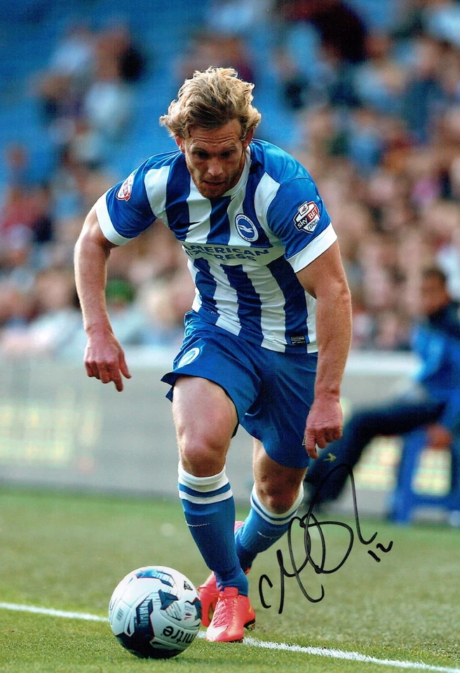 Craig MACKAIL-SMITH SIGNED Brighton Football Photo A + Autograph COA - Image 1 of 1