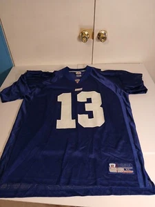 Vintage Reebok NFL New York Giants Kurt Warner # 13 Football Jersey Men XL - Picture 1 of 7