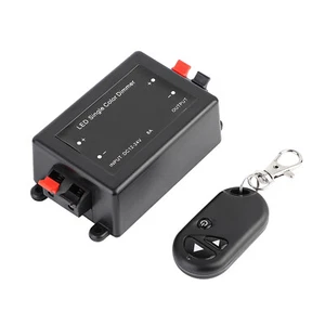 LED Dimmer Controller RF Remote ON/OFF Switch for Single Color LED Strip Light - Picture 1 of 12