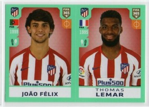 PANINI  2020 FIFA 365 STICKER JOAO FELIX - THOMAS LEMAR #79 MINT