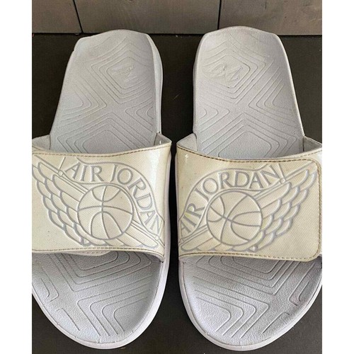 Nike Air Jordan Hydro 7 Slides Uomo Taglia 8 Bianco AA2517 100