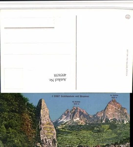 495658,Schillerstein m. Brunnen Teilansicht Bergkulisse Kt Schwyz - Picture 1 of 1