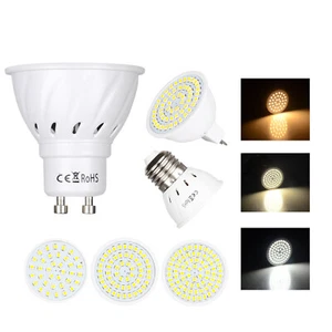 1X 6X 10X GU10 MR16 E27 4W 6W 8W LED-Strahlerlampe SMD ersetzt 25W Halogenlampe - Bild 1 von 12