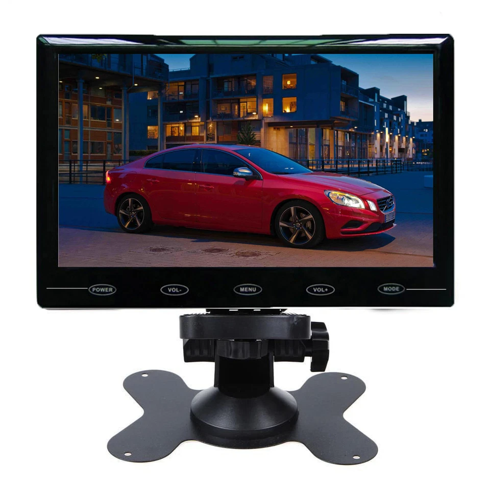 9" Car Rear View Monitor TFT LCD Screen 2-CH Input for Reverse Camera DVD VCR - Image 1 of 4