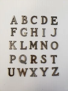 Metal Letters and Numbers 3/4 inch long Roman Font price per letter* - Picture 1 of 2
