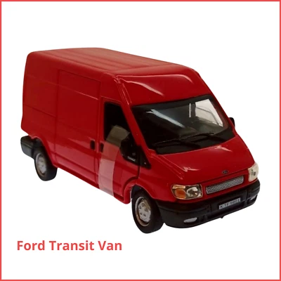 Modellino Furgone Van Ford Transit  scala 1.43  modellismo statico usato edicola - Immagine 1 di 3