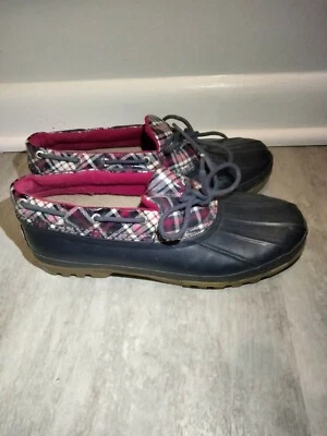 Impermeable Sperry Top Sider STS90712 Bota de Goma Zapato Azul Pagado Mujer Talla 6  Foto 1 de 4