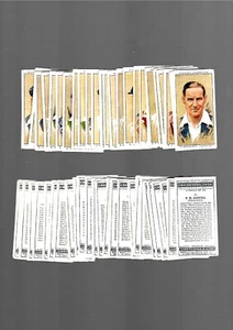 CIGARETTE CARDS. John Player Tobacco. Cricketers 1934. (Full Set of 50). (1934). - Picture 1 of 1