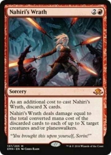 NAHIRI'S WRATH - MTG Eldritch Moon Mythic Rare Sorcery - Image 1 of 1