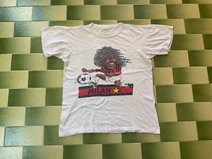 T-shirt vintage anni 90 Ruud Gullit AC Milan caricatura adatta per adulti grande serie A - Foto 1 di 5