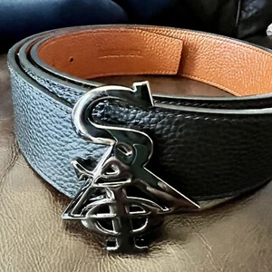 Sia Collective Belt Sia Logo Belt Buckle Somewhere In America Rare XL 42-47 - Picture 1 of 8