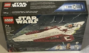 LEGO Star Wars Obi-Wan Kenobi’s Jedi Starfighter (75333) 282 Pcs 7+ New - Photo 1 sur 2