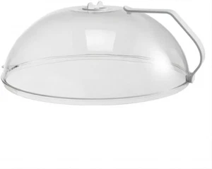 Microwave Splatter Cover for Food,Clear Microwave Splash Guard Cooker lid with H - Picture 1 of 6