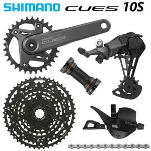 Shimano CUES U6000 1x10 Speed MTB Groupset SL-U6000-10R Derailleur 11-32T Chain - Picture 1 of 8