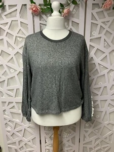 Graues Damen Top Gr. L Sweatshirt Derek Herz - Bild 1 von 2