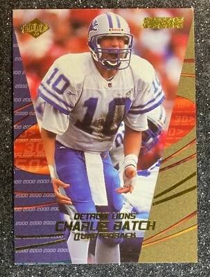 2000 Collector's Edge Supreme Charlie Batch #45 Football Card Detroit Lions - Image 1 of 4