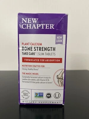 New Chapter Bone Strength Take Care 180 Vegetarian Slim Tabs - Image 1 of 4