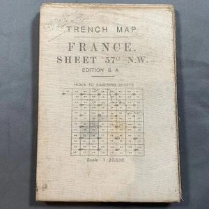 Bapaume Somme Battlefield Achiet-Le-Petit WW1 Trench Map 1:20,000 28 NE Feb 1917 - Picture 1 of 11