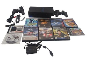 Sony Playstation 2 PS2 Bundle Console SCPH-30001 Parts or Repair Games / Cords - Picture 1 of 12