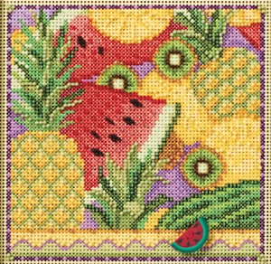 Kit Punto de Cruz ~ Mill Hill 2024 Serie Primavera - Fruta de Verano #MH14-2413 - Imagen 1 de 5