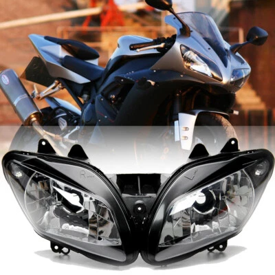 Conjunto de carcasa de faro delantero nuevo para Yamaha YZF R1 R1000 2002-2003 Foto 1 de 4