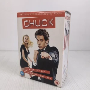 Chuck The Complete Series Season 1 - 4 (1 2 3 4 ) DVD Zachary Levi Region 2 - Picture 1 of 23