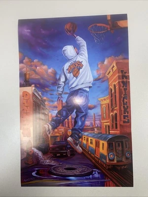 Limited Edition Dunkin’ X New York Knicks Poster Design By International Artists - Image 1 of 4