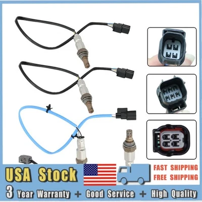 4x Fit For 2014-2020 Acura MDX TLX 3.5L V6 Accord Up+Downstream Oxygen O2 Sensor - Image 1 of 4