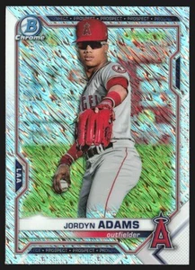 2021 Bowman Chrome Prospects Shimmer Refractor Jordyn Adams #BCP-156 TS8 - Picture 1 of 2