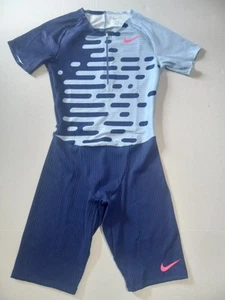Nike Pro Elite 2023 Team Speedsuit Blue Pink Men’s XS DR4849-455 USA - Picture 1 of 7