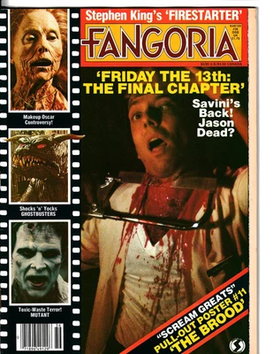 Fangoria Magazine #36 Friday The 13th Final Chapter Cover, The Brood 1984 NM- - Image 1 of 2