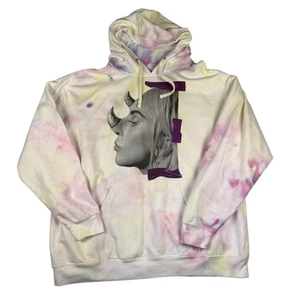 LADY GAGA Hoodie Unisex Size 2X Tie Dye JOANNE WORLD TOUR Ice Dyed Rhino - Picture 1 of 12