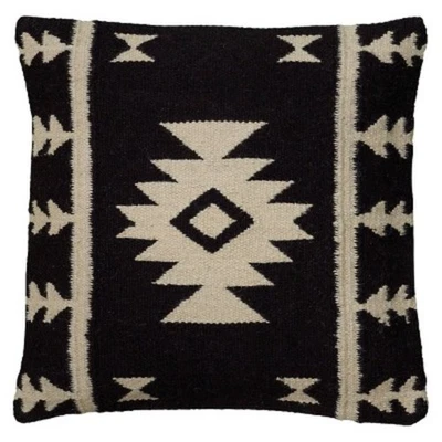   18"x18" Southwestern Striped Square Throw Pillow - Rizzy Home - Image 1 of 4