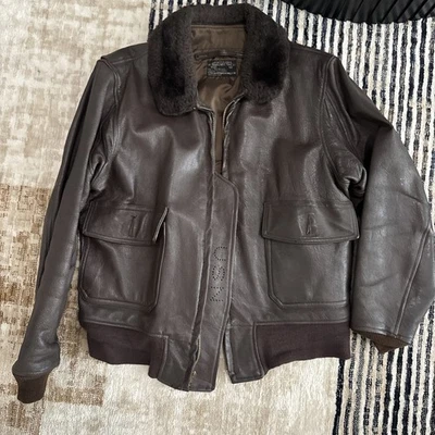 Vintage NEW G-1 flight jacket Star Sportswear size 42 Great Condition Bomber - Image 1 of 4